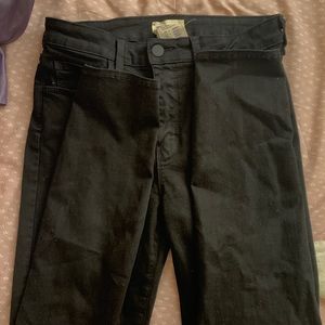 L’AGENCE dark black ankle skinny jeans size 27